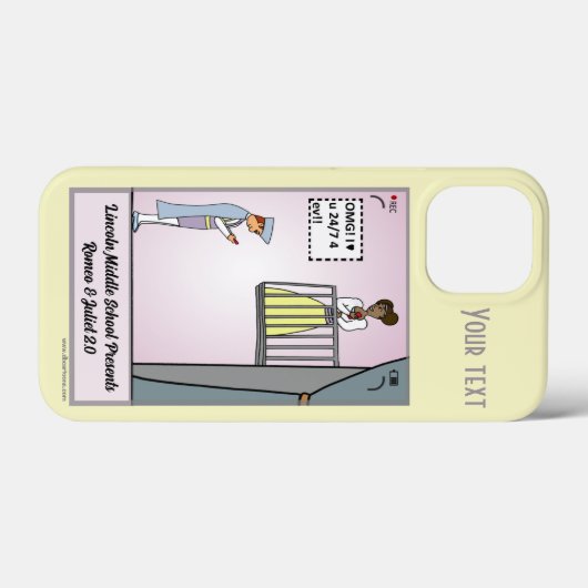 Romeo und Julia 2,0 Case-Mate iPhone Hülle (Rückseite (Horizontal))