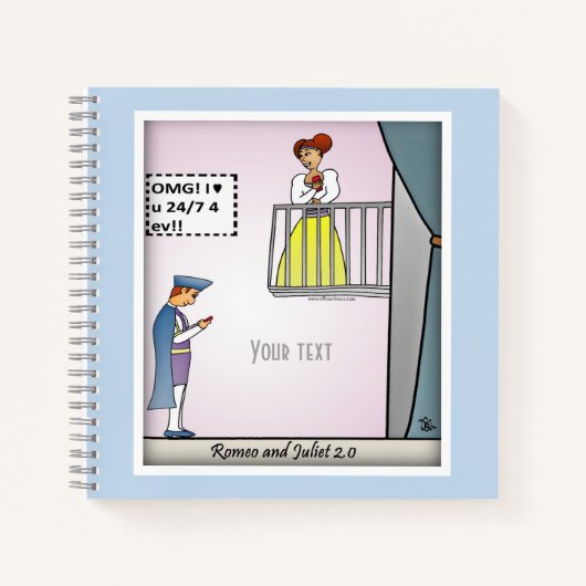 Romeo und Julia 2,0 Notizblock (Vorderseite)