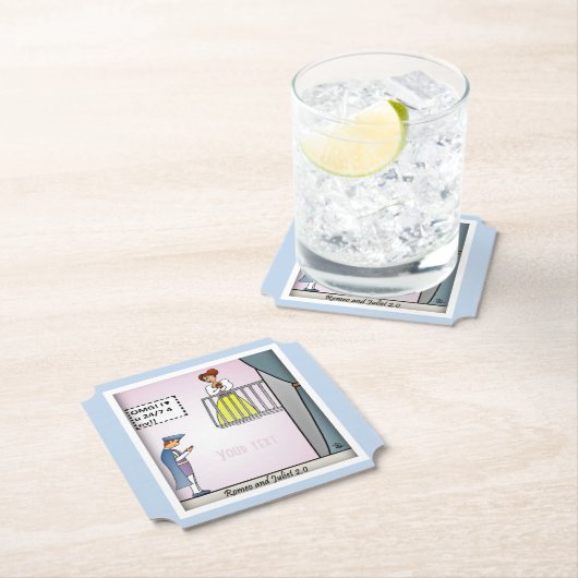 Romeo und Julia 2.0 Paper Untersetzer (Vor Ort)