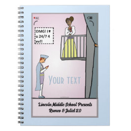 Romeo und Julia 2.0 Spiral Notebook Notizblock