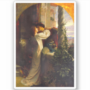 Romeo und Julia c. 1884 von Sir Frank Dicksee Aufkleber