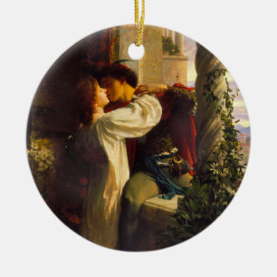 Romeo und Julia c. 1884 von Sir Frank Dicksee Keramik Ornament