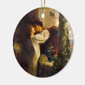Romeo und Julia c. 1884 von Sir Frank Dicksee Keramik Ornament (Links)