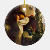 Romeo und Julia c. 1884 von Sir Frank Dicksee Keramik Ornament (Hinten)
