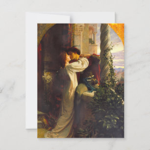 Romeo und Julia c. 1884 von Sir Frank Dicksee Postkarte