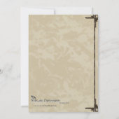 Romeo und Julia Fairytale Einladung zur Hochzeit (Rückseite)