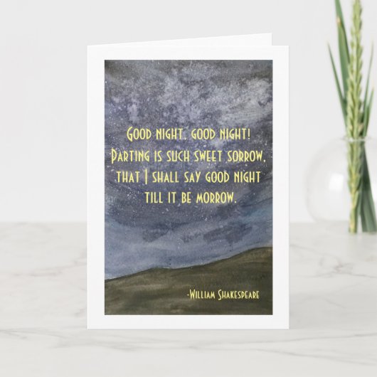 Romeo und Julia Karte (Vorderseite)