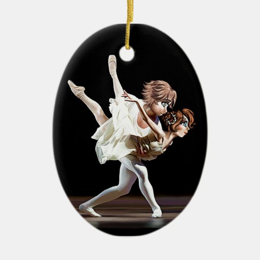 Romeo und Julia Keramik Ornament (Vorne)