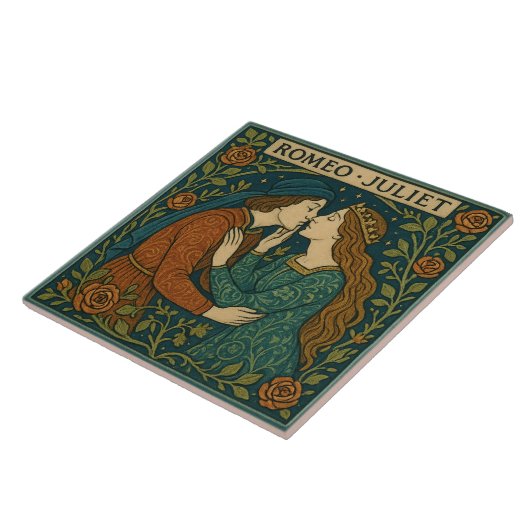 Romeo und Julia - Kunstgewerbe Keramik Tile Fliese (Seite)