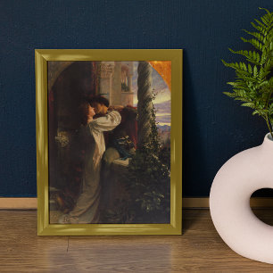 Romeo und Julia Malerei von Sir Francis Dicksee Leinwanddruck