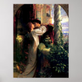 Romeo und Julia Malerei von Sir Francis Dicksee Poster (Vorne)