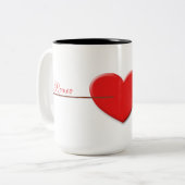 Romeo und Julia Personalisierte Liebe Tasse (Vorderseite Links)