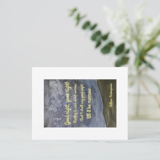 Romeo und Julia Postkarte (Stehend Vorderseite)