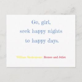 Romeo und Julia Postkarte