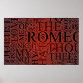 Romeo und Julia (rot) Poster (Vorne)