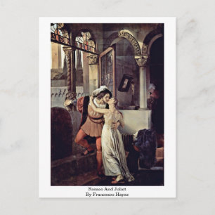 Romeo und Julia von Francesco Hayez Postkarte