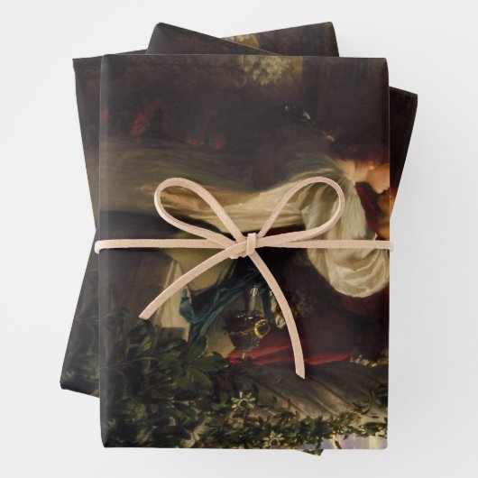 Romeo und Julia (von Frank Dicksee) Geschenkpapier Set (Beispiel)