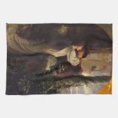 Romeo und Julia (von Frank Dicksee) Geschirrtuch (Horizontal)