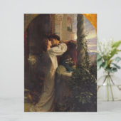 Romeo und Julia (von Frank Dicksee) Karte (Stehend Vorderseite)