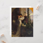 Romeo und Julia (von Frank Dicksee) Karte (Vorderseite/Rückseite Beispiel)