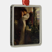 Romeo und Julia (von Frank Dicksee) Ornament Aus Metall (Rechts)
