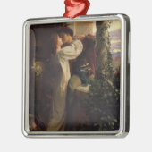 Romeo und Julia (von Frank Dicksee) Ornament Aus Metall (Links)