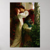 Romeo und Julia von Frank Dicksee Poster (Vorne)