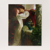 Romeo und Julia von Frank Dicksee Puzzle (Vertikal)