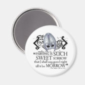Romeo und Julia Zitat Magnet (Vorderseite/Rückseite)