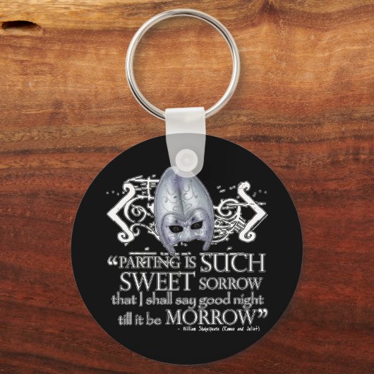 Romeo und Julia Zitat Schlüsselanhänger (Vorderseite)