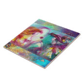 ROMEO UND JULIET / GOLD BLAUE GLITZERN FLIESE (Seite)