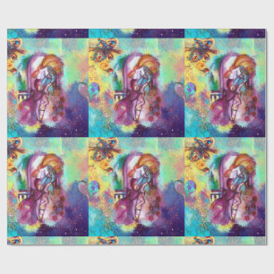 ROMEO UND JULIET Romantische Valentintagsherzen Geschenkpapier