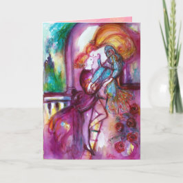 ROMEO UND JULIET Romantischer Valentinstag Feiertagskarte