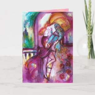 ROMEO UND JULIET Romantischer Valentinstag Feiertagskarte