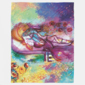 ROMEO UND JULIET Romantischer Valentinstag Fleecedecke (Vorderseite)