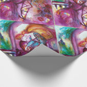 ROMEO UND JULIET Romantischer Valentinstag Geschenkpapier (Ecke)