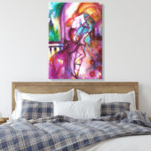 ROMEO UND JULIET Romantischer Valentinstag Leinwanddruck (Insitu (Schlafzimmer))