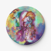 ROMEO UND JULIET Romantischer Valentinstag Pappteller (Vorderseite)