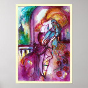 ROMEO UND JULIET Romantischer Valentinstag Poster