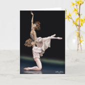 Romeo- und Julietballett-Gruß-Karten Karte (Gelbe Blume)