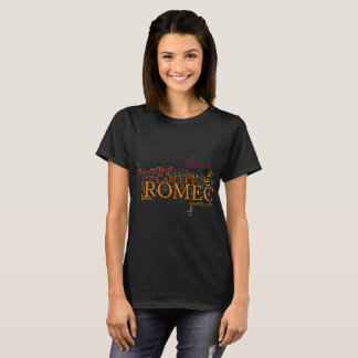 Romeo- und Julietwort-Kunst T-Shirt