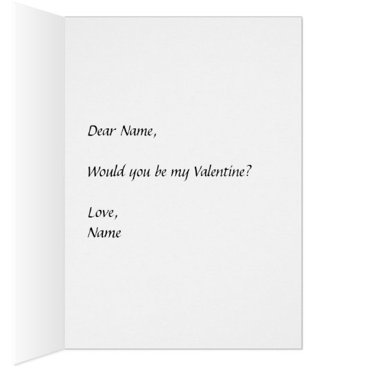 Romeo und Julius Card (Innen (Rechts))