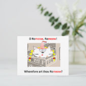 Romeow Postkarte (Stehend Vorderseite)