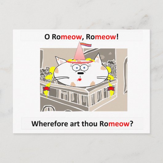 Romeow Postkarte (Vorderseite)