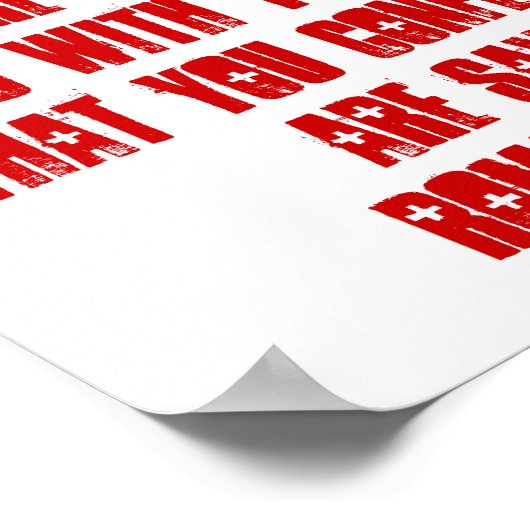 Römer 10:10 POSTER (Ecke)