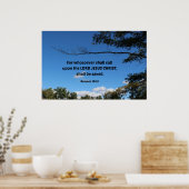 Römer 10:13 Denn wer auch immer anrufen wird.. Poster (Küche)