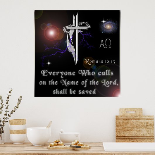 Römer 10:13 Poster (Küche)