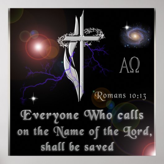 Römer 10:13 Poster (Vorne)