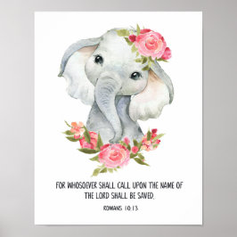 Römer 10:13, wird Gerettet werden, Name des Herrn, Poster