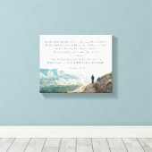 Römer 10:14-15 Wie dann sollen sie ihn anrufen Leinwanddruck (Insitu (Holzboden))